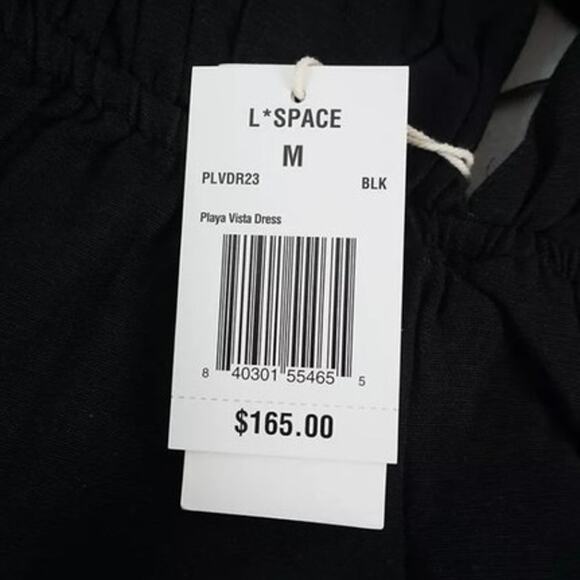 NWT - L*Space - Playa Vista Dress - Black - Size Medium - Picture 6 of 6